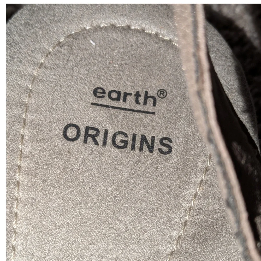 Earth Origins‎ Higgins Holland Sedona Brown Leather Strappy Sandals 10W Wide NEW